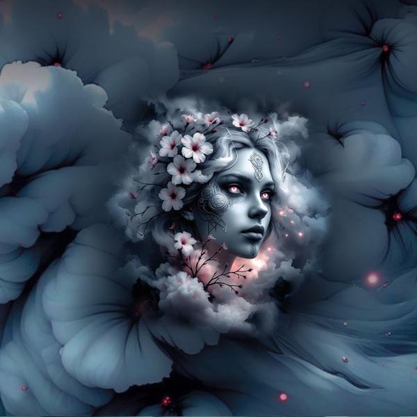 Set "Seelennebel" - Kunstleder Taschenpanel